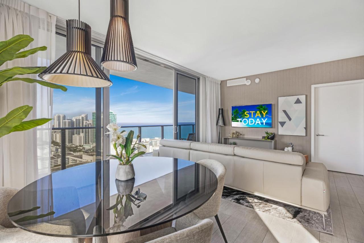 Hyde Beach House - Luxury 2-Bedroom - Gorgeous View - Resort Amenities - Rooftop Pool - Hot Tub - Tennis Court - Minutes To The Ocean Hollywood Kültér fotó