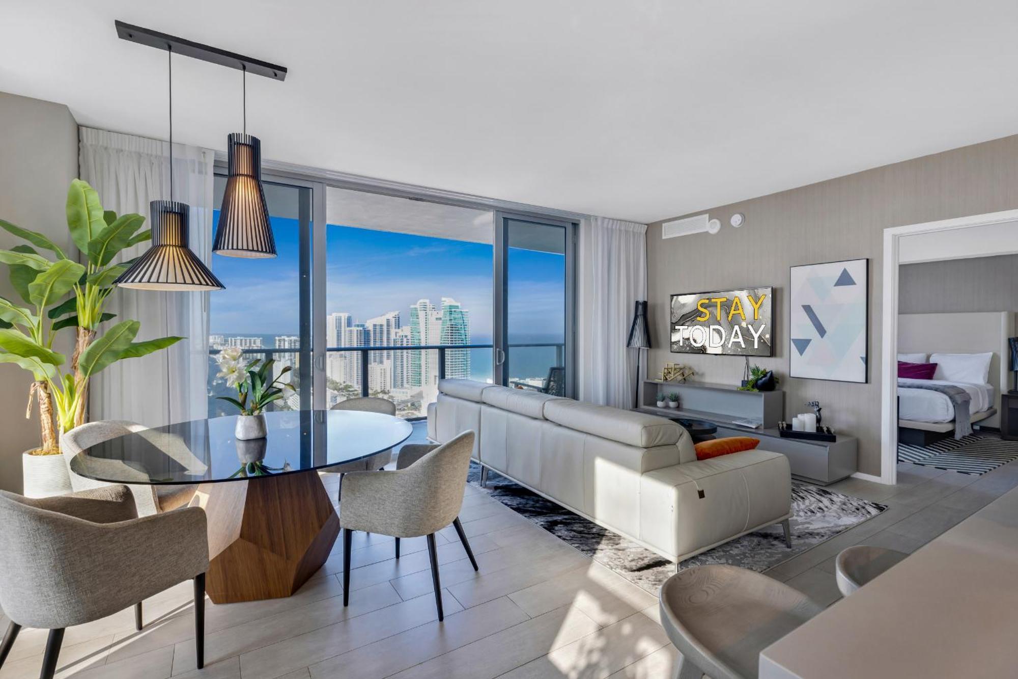 Hyde Beach House - Luxury 2-Bedroom - Gorgeous View - Resort Amenities - Rooftop Pool - Hot Tub - Tennis Court - Minutes To The Ocean Hollywood Kültér fotó